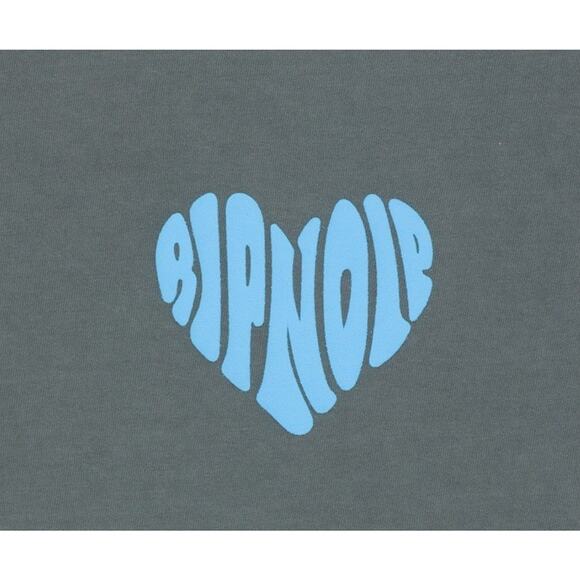 RIPNLOVE CROPPED BABY TEE (CHARCOAL) Large - Picture 2 of 6